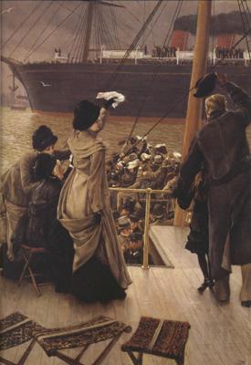 James Tissot Goodbye-On The Mersey (nn01) Norge oil painting art